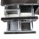Black Diamond Refrigerated Chef Base, 2 Drawers, 10.6 cu ft, in Stainless Steel