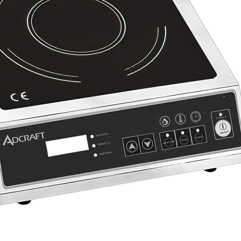 Adcraft Electric Induction Cooker, in Black