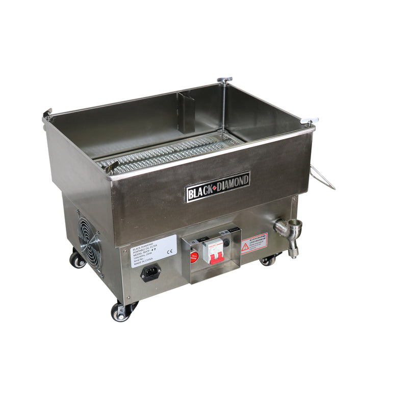 Black Diamond Portable Fryer Oil Filter Machine, in Stainless Steel