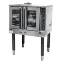 Black Diamond Full Size Gas Convection Oven, 5 Racks Capacity, in Stainless Steel (BDCOF-60/NG)
