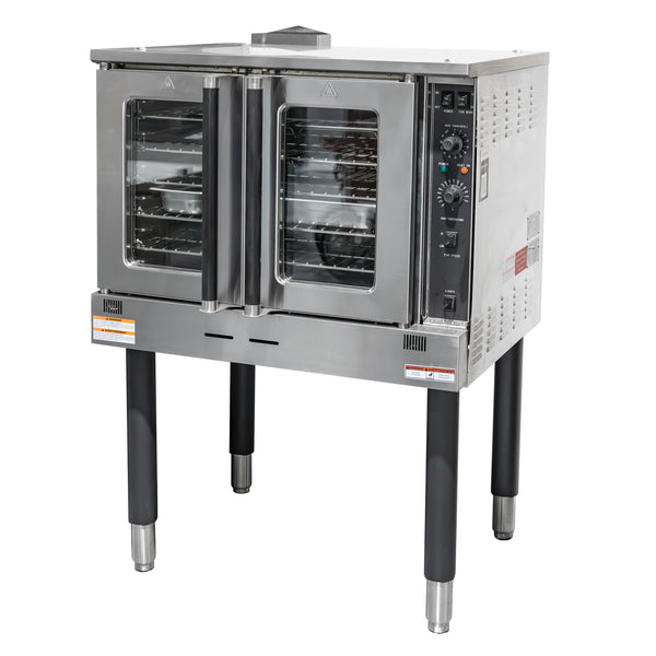 Black Diamond Full Size Gas Convection Oven, in Stainless Steel