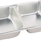 Adcraft Divided Food Pan