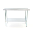 Adcraft Work Table, Stainless Steel