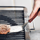 Adcraft Scraper/Turner with Wood Handle, in Stainless Steel