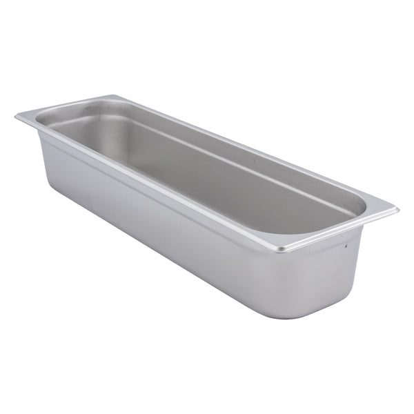 Adcraft 200HL4 Deli Pan, Half Long Size, Stainless Steel