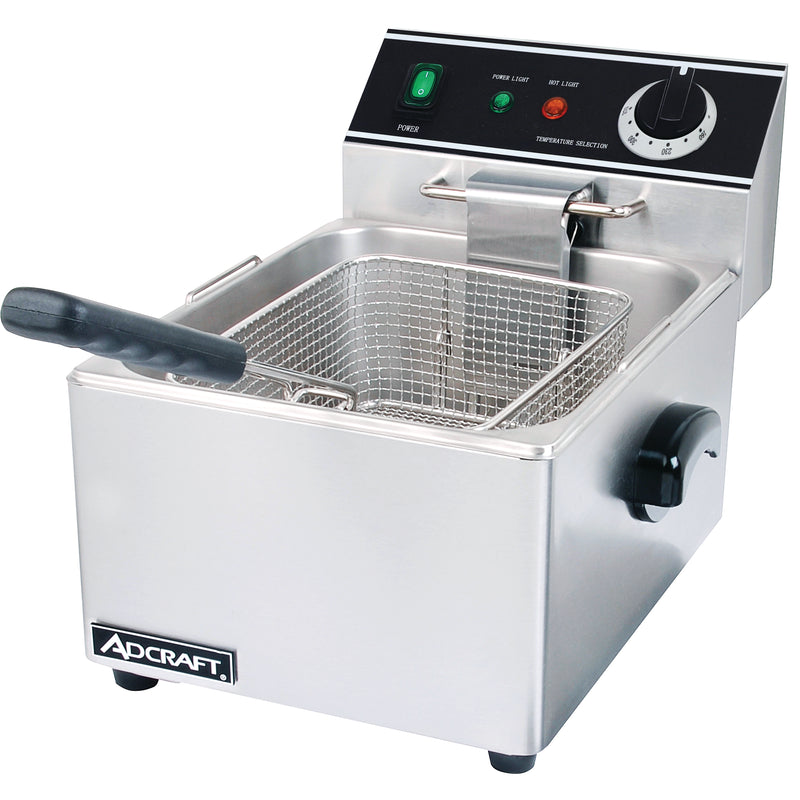 Adcraft Single Tank Deep Fryer, in Stainless Steel