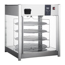 Adcraft Rotating Pizza Display, in Stainless Steel