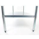 Adcraft Work Table, Stainless Steel
