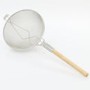 Adcraft Premium Tinned Double-Mesh Steel Strainer, in Silver