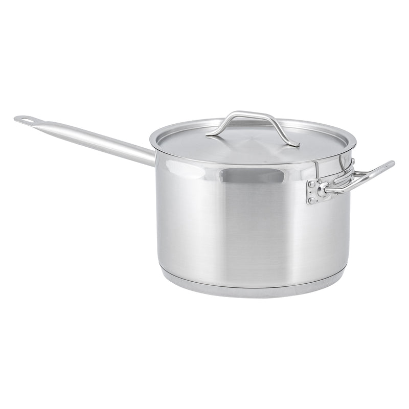 Adcraft SPS-75 Titan Induction Sauce Pan with Cover, in Stainless Steel