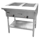 Adcraft 2 Bay Steam Table, in Stainless Steel
