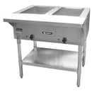 Adcraft 2 Bay Steam Table, 120V, in Stainless Steel (ST-120/2)