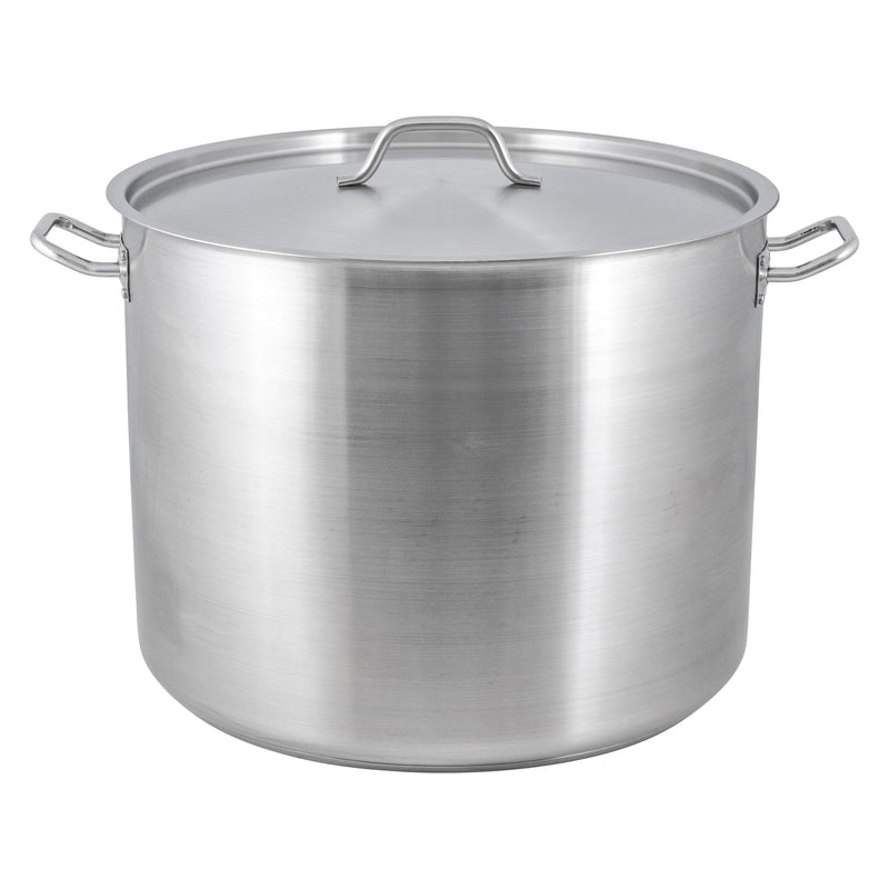 Adcraft Titan Induction Stock Pot with Cover 80 quart