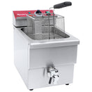 Adcraft Single Deep Fryer, 16 lb Capacity, in Stainless Steel