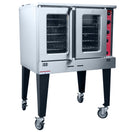 Black Diamond Full Size Electric Convection Oven, in Black/Red