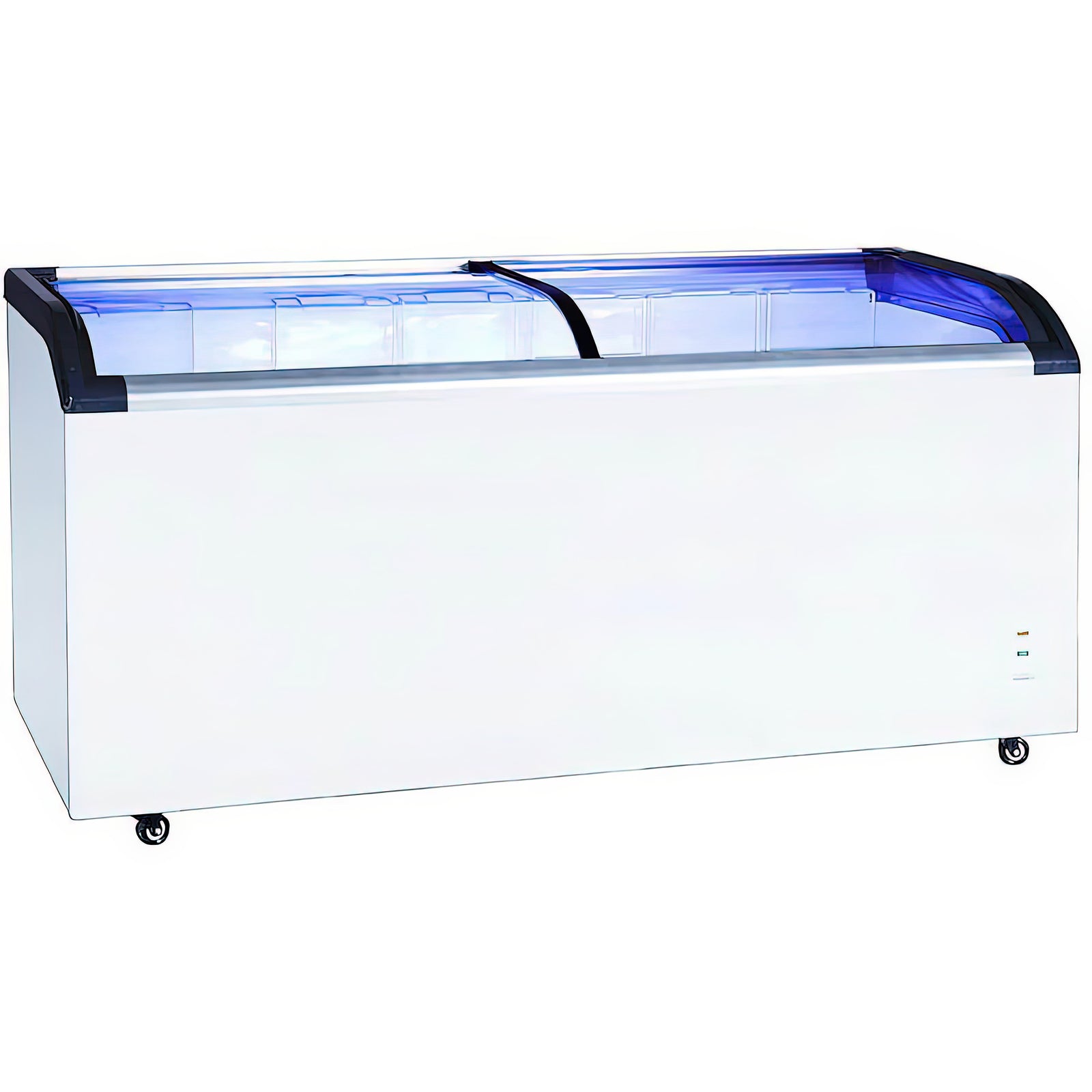 Black Diamond BDCF-19-CG Chest Freezer, 19.2 Cu Ft, Two Glass Doors, White