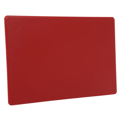 Adcraft High Density Cutting Board 12" x 18" x 1/2" - Red