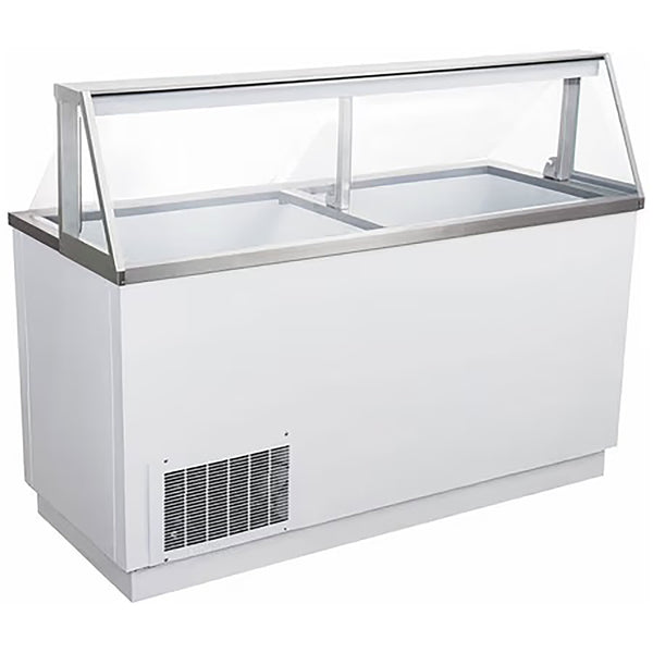 U-Star Ice Cream Dipping Cabinet, in White