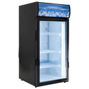 Black Diamond Countertop Display Refrigerator, Single Glass Door, 4.2 cu ft, in Black