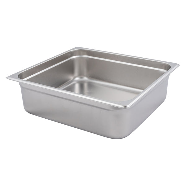 Adcraft 200TT4 Deli Pan, Two-Thirds Size, 4", Stainless Steel