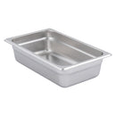 Adcraft 200Q2 Deli Pan, Quarter Size, 2-1/2 Inch Deep, Stainless Steel