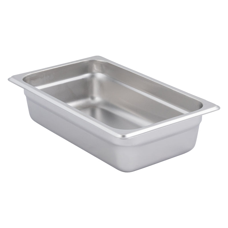 Adcraft 200Q2 Deli Pan, Quarter Size, Stainless Steel