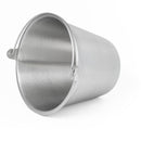 Adcraft Utility Pail, Stainless Steel