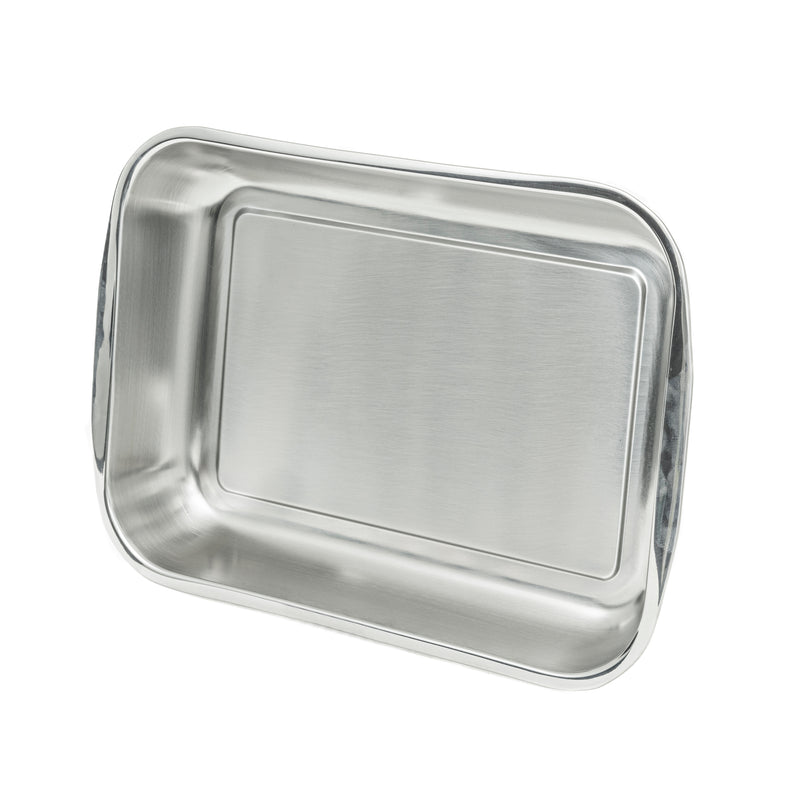 Adcraft Oblong Bake Pan, Stainless Steel