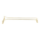 Adcraft Brass Wire Glass Hanger 16"