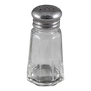 Adcraft Glass Salt and Pepper Shaker, 1 oz. capacity, 3" high