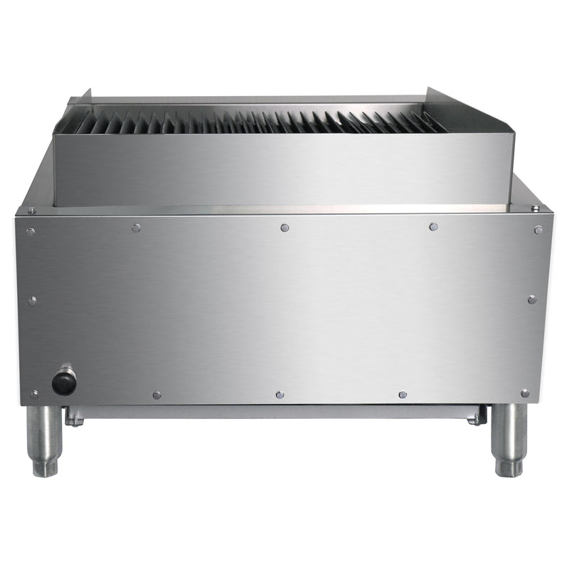 Black Diamond Heavy Duty Gas Countertop Charbroiler, in Stainless Steel