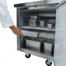 Black Diamond Undercounter Freezer, 1 Solid Door, 6.3 Cu. Ft. Capacity, in Stainless Steel