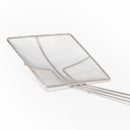 Adcraft Fine Mesh Square Skimmer, 6-3/4",  Heavy-Tinned Plated Steel Mesh