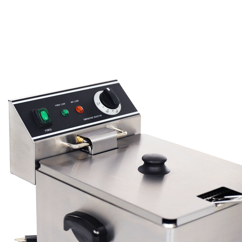 Adcraft Single Tank Deep Fryer, in Stainless Steel