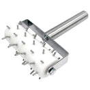 Adcraft Dough Roller Docker, Full size, Stainless Steel