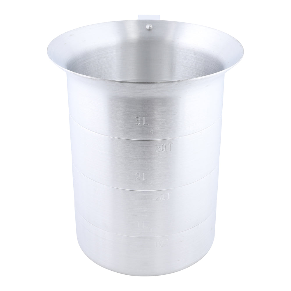 Adcraft Aluminum Measure 4 qt capacity