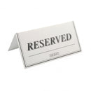 Adcraft "Reserved" Signs, Black & White