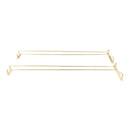 Adcraft Brass Wire Glass Hanger 24"