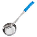 Adcraft One Piece Ladoon (8 oz., solid bowl, blue handle)