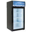 Black Diamond Countertop Display Refrigerator, Single Glass Door, 2.7 cu ft, in Black