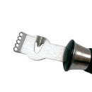 Adcraft Get-A-Grip Zester/Peeler with Santoprene Handle, in Stainless Steel/Black