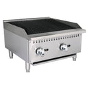 Black Diamond 24" Standard Series Charbroiler, 2 Burners, in Stainless Steel (BDECTC-24/NG)