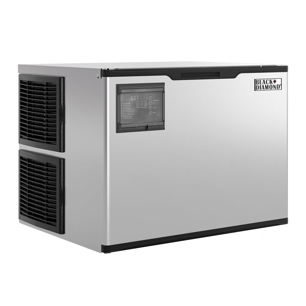 Black Diamond Modular Commercial Ice Maker Up to 500 lbs/day, in Stainless Steel/Black