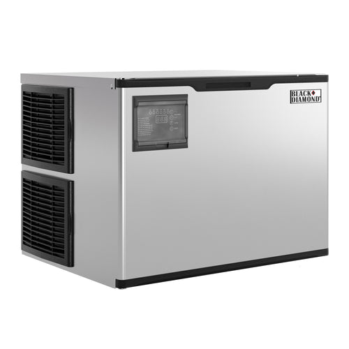 Black Diamond Modular Commercial Ice Maker Up to 500 lbs/day, in Stainless Steel/Black