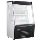 Black Diamond Vertical Air Curtain Merchandiser, 11.3 cu ft Capacity, in Stainless Steel