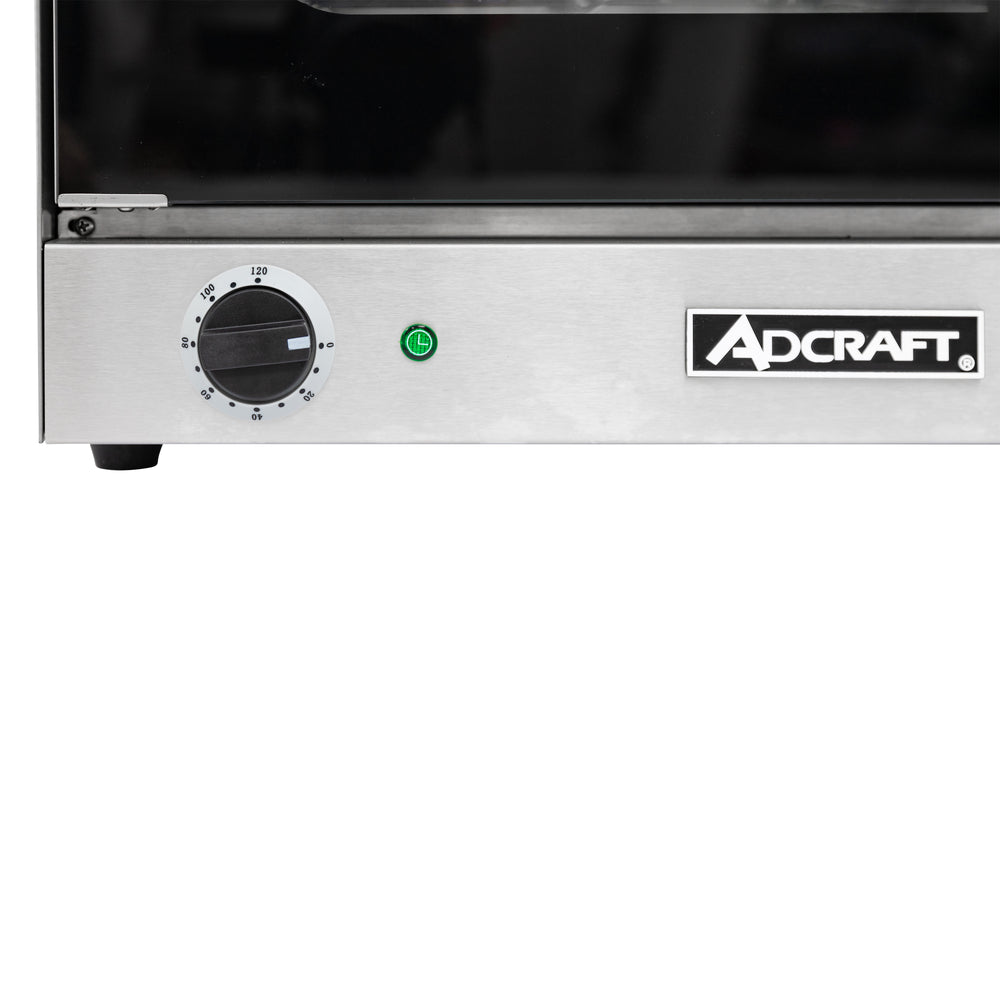 Adcraft Convection Oven, 4 Half-Size Sheet Pan Capacity, in Stainless Steel