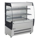 Black Diamond Vertical Air Curtain Merchandiser, 39.5"W, 7.1 Cu. Ft., in Stainless Steel