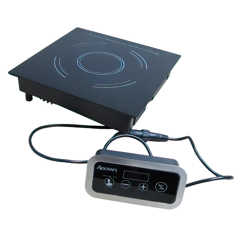 Adcraft Drop-In Induction Cooker with Remote Control, in Black