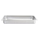 Adcraft Perforated Steam Table/Hotel Pan, Full Size, 2-1/2" Deep, in Stainless Steel (PP-200F2)
