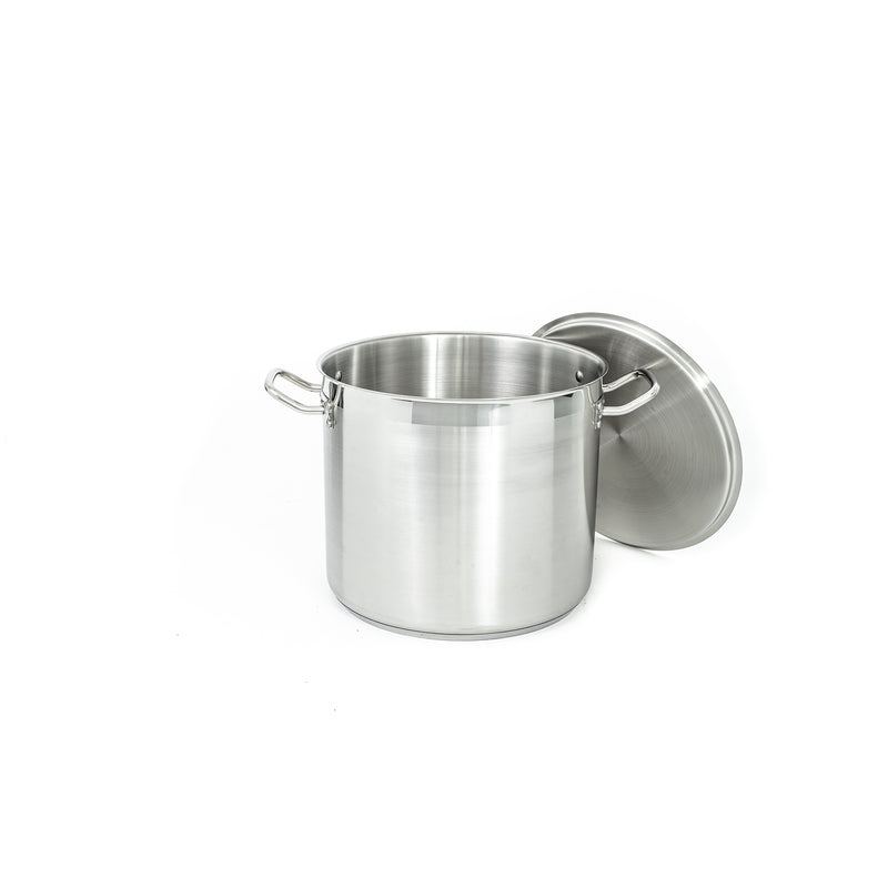 Adcraft Titan Induction Stock Pot with Cover 24 quart